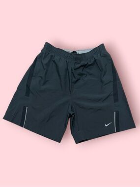 Nike Men’s Lined Dri-fit Running Shorts (Black)